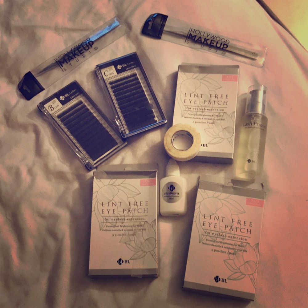 Eyelash extensions kit